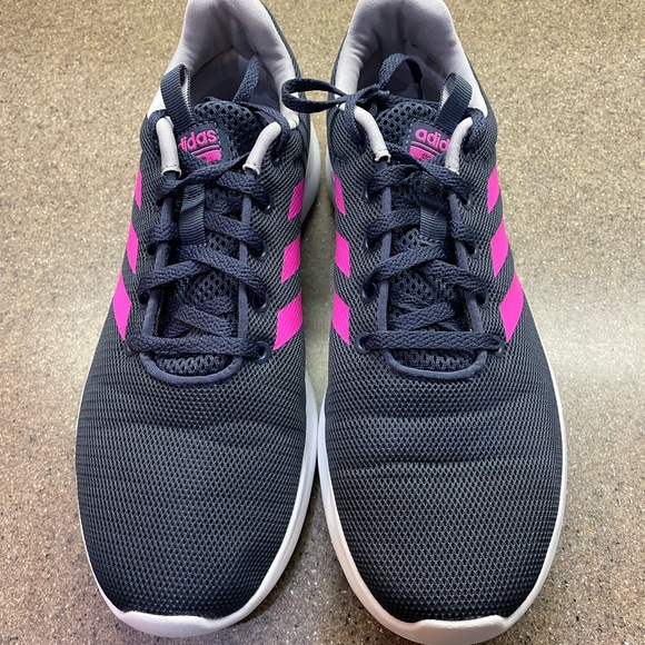 Adidas Cloudfoam Youth Sneakers, Size 7 - Picture 3 of 10